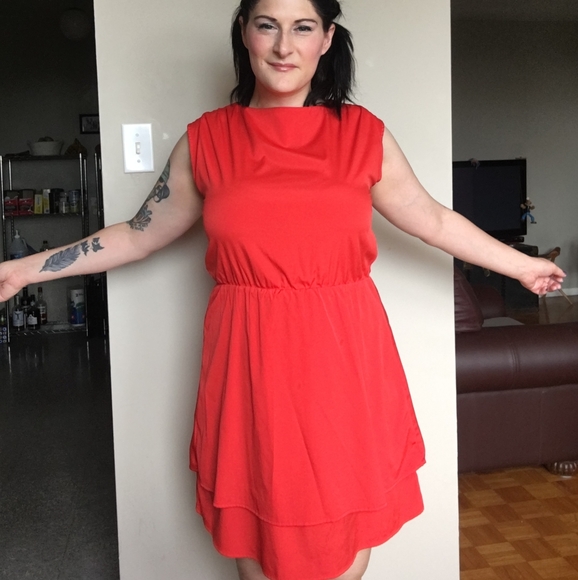 H&M Divided red sleeveless dress - Picture 3 of 5